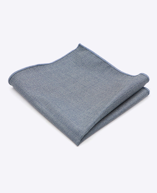Pañuelo de bolsillo Azul n°8 en Poliéster | Octave - Unipap's
