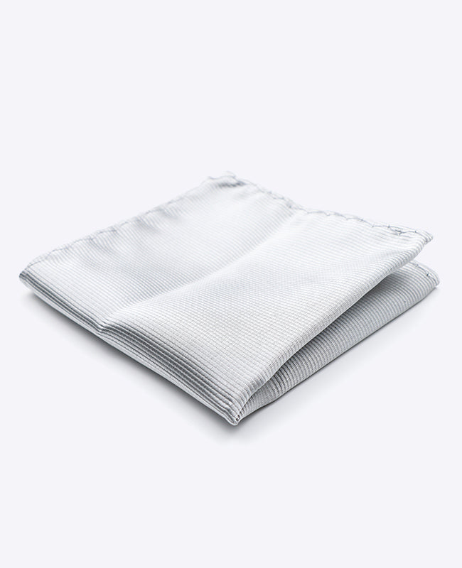 Pañuelo de bolsillo Gris n°2 en Poliéster | Lucien - Unipap's