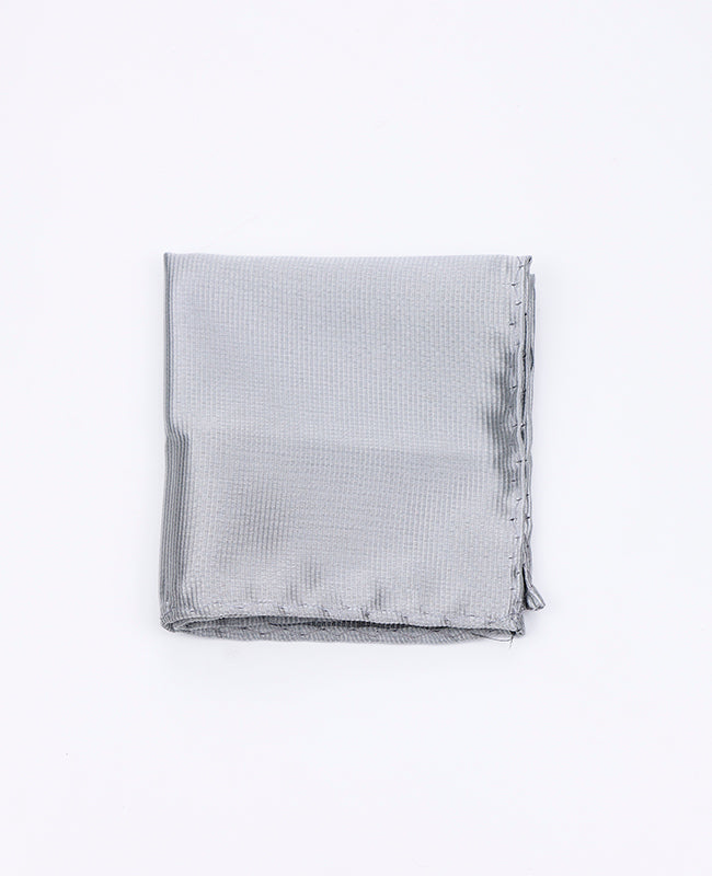 Pañuelo de bolsillo Gris n°2 en Poliéster | Lucien - Unipap's