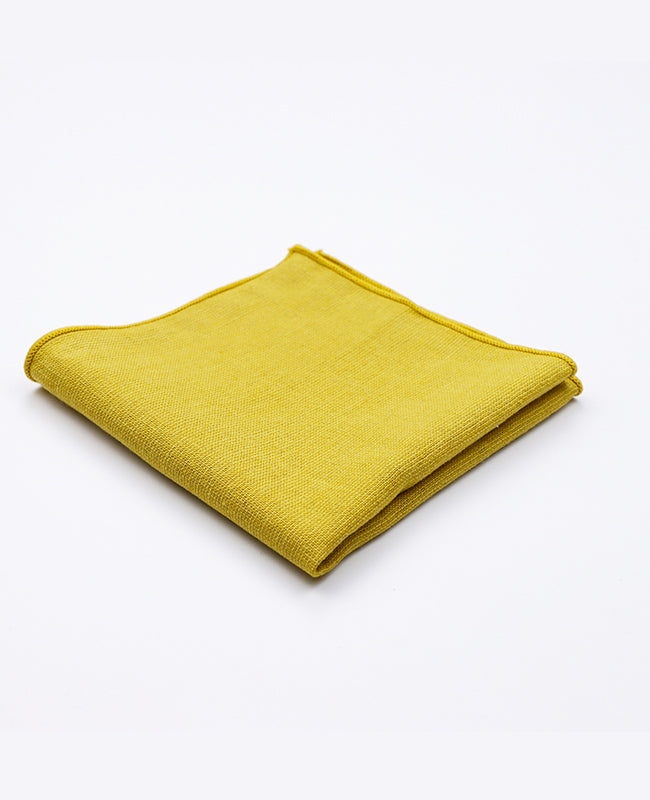 Pañuelo de bolsillo Amarillo Hombre en Algodón | Edgard | Unipap's