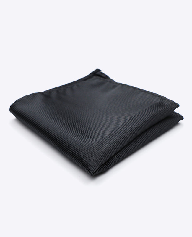 Pañuelo de bolsillo Negro en Poliéster | Lucien - Unipap's