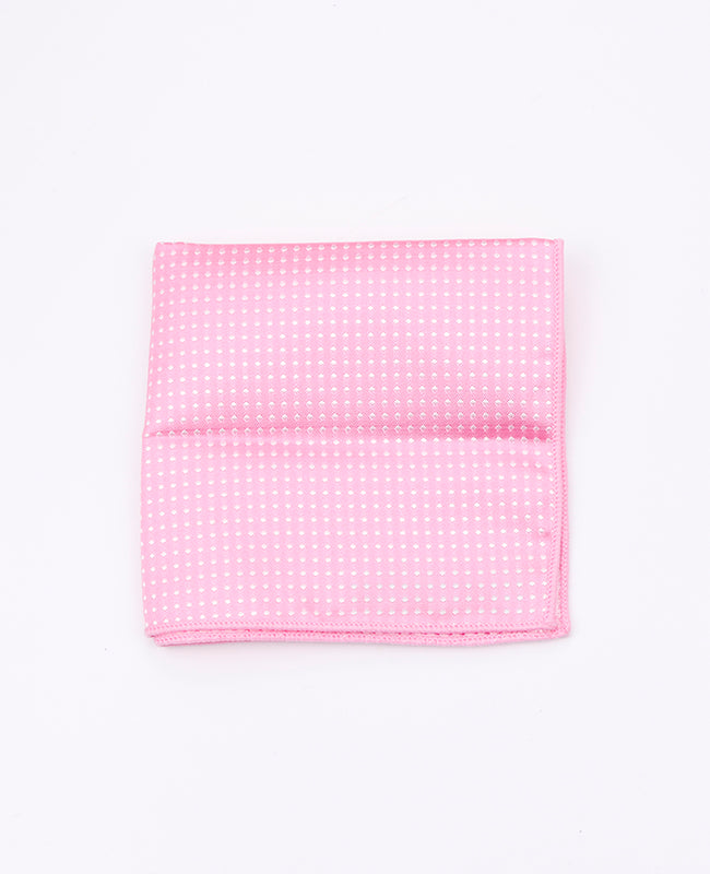 Pañuelo de bolsillo Rosa n°1 De Lunares en Poliéster «Louis»