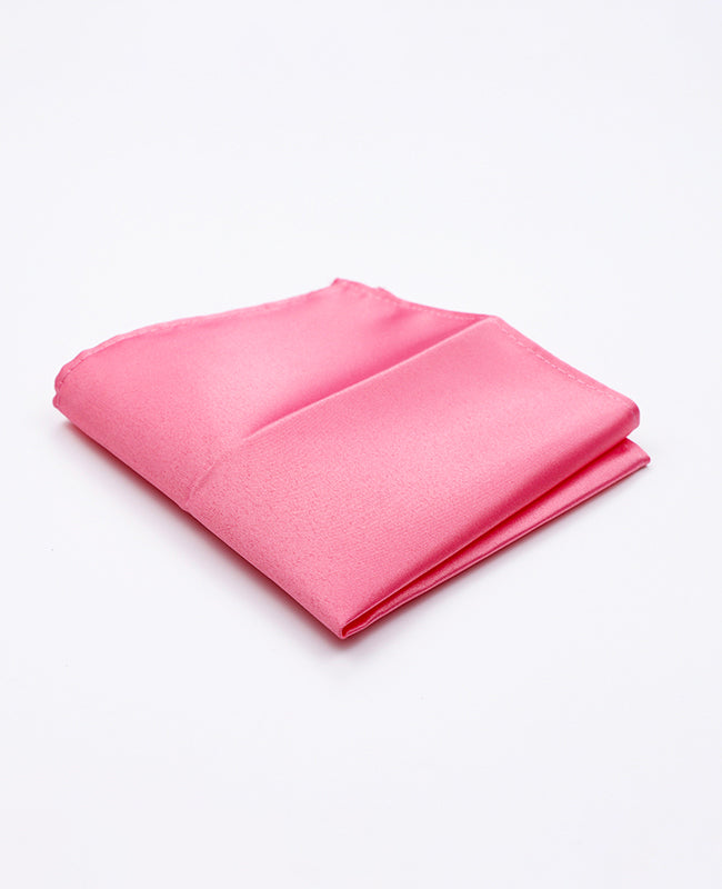 Pañuelo de bolsillo Rosa n°2 en Poliéster «Anatole»