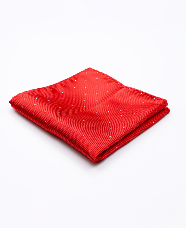 Pañuelo de bolsillo Rojo n°2 en Poliéster | Georges - Unipap's