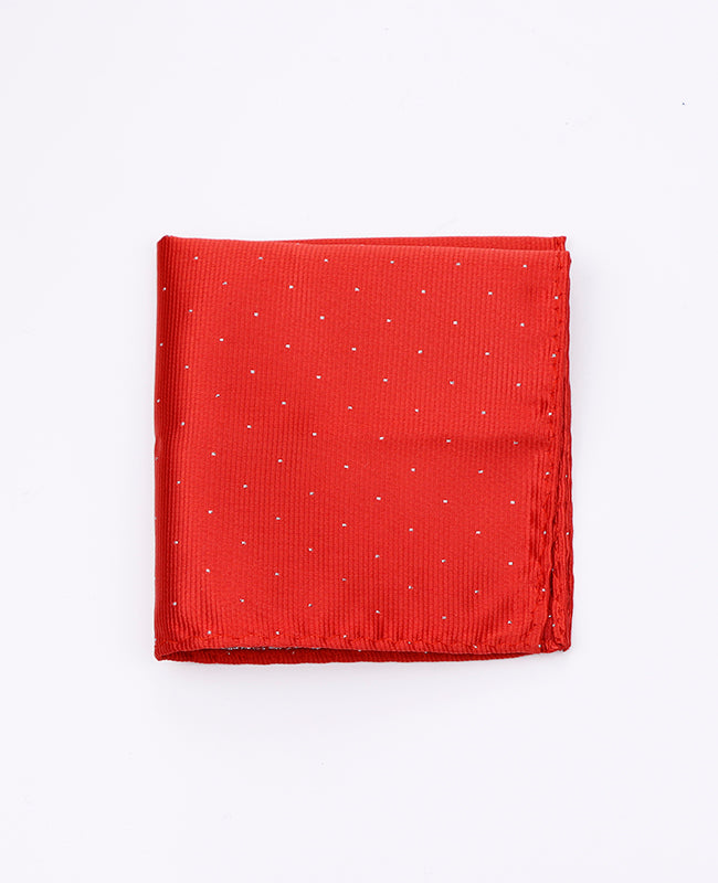 Pañuelo de bolsillo Rojo n°2 en Poliéster | Georges - Unipap's