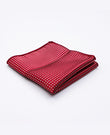 Pañuelo de bolsillo Rojo n°2 De Lunares en Poliéster «Louis»
