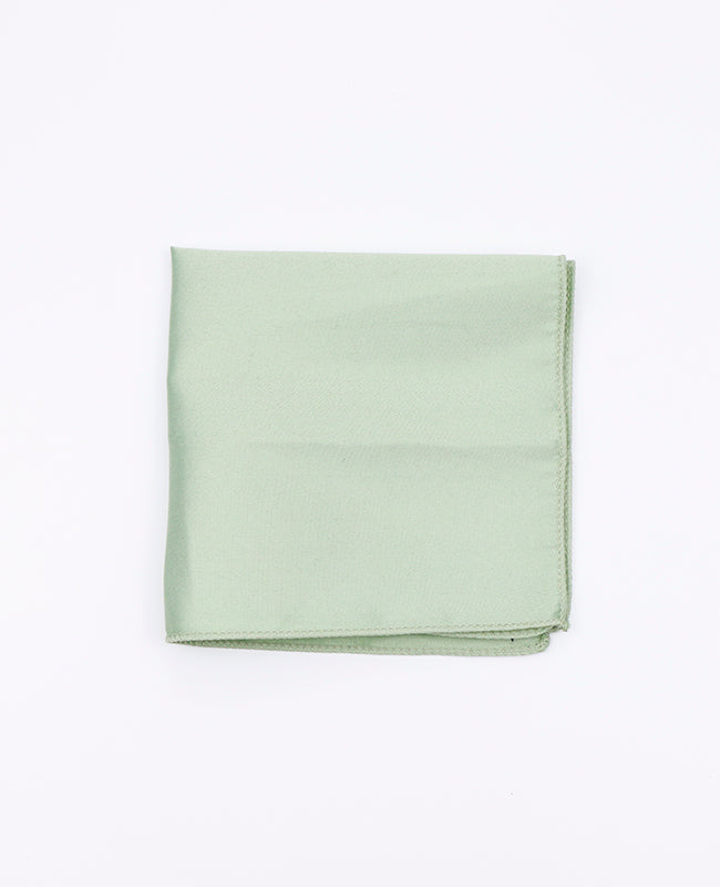 Pañuelo de bolsillo Verde n°1 en Poliéster «Anatole»