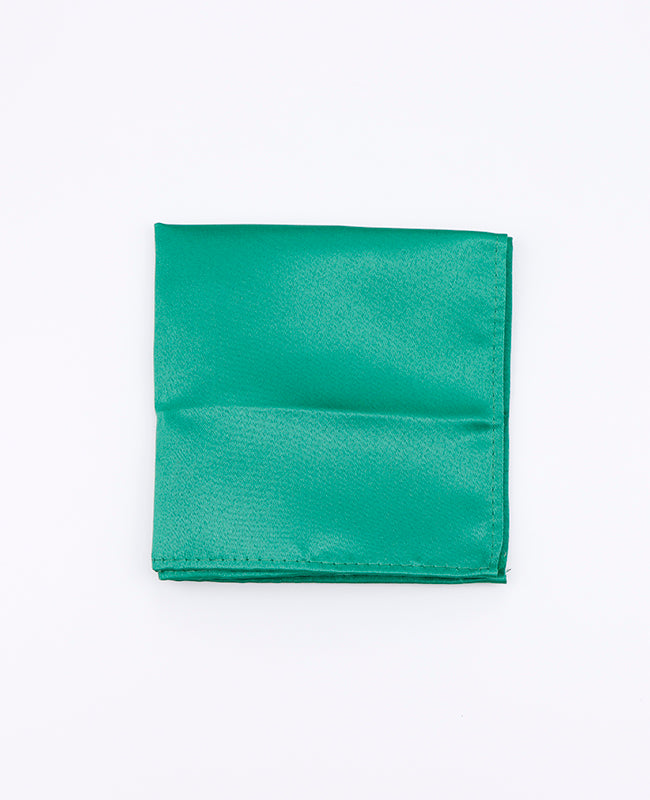 Pañuelo de bolsillo Verde n°3 en Poliéster «Anatole»