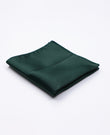 Pañuelo de bolsillo Verde n°4 en Poliéster «Anatole»