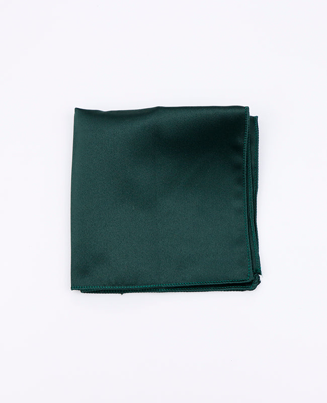 Pañuelo de bolsillo Verde n°4 en Poliéster «Anatole»