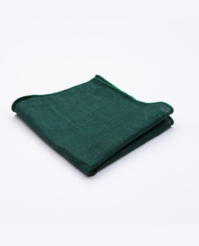 Pañuelo de bolsillo Verde n°4 Hombre en Algodón | Edgard | Unipap's