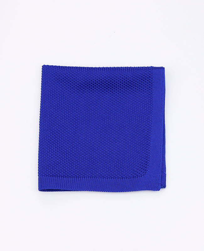 Pañuelo de bolsillo Azul n°1 en Punto «Léon»