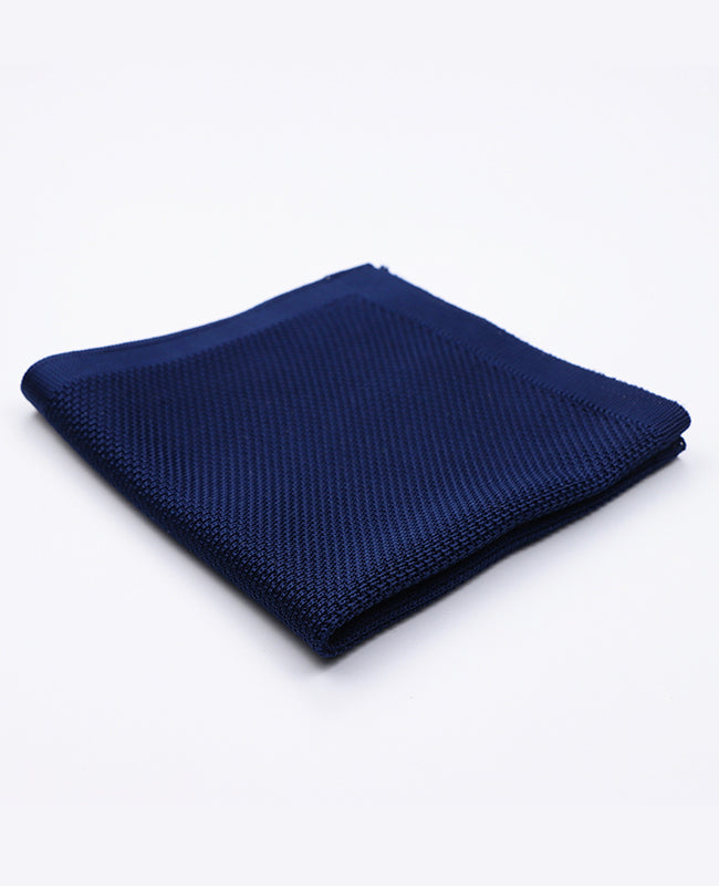 Pañuelo de bolsillo Azul n°2 en Punto «Léon»