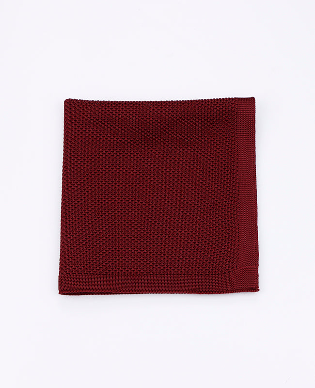 Pañuelo de bolsillo Rojo n°1 en Punto «Léon»