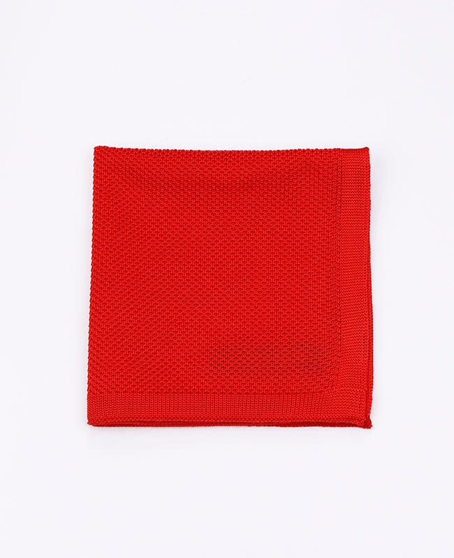 Pañuelo de bolsillo Rojo n°2 en Punto «Léon»