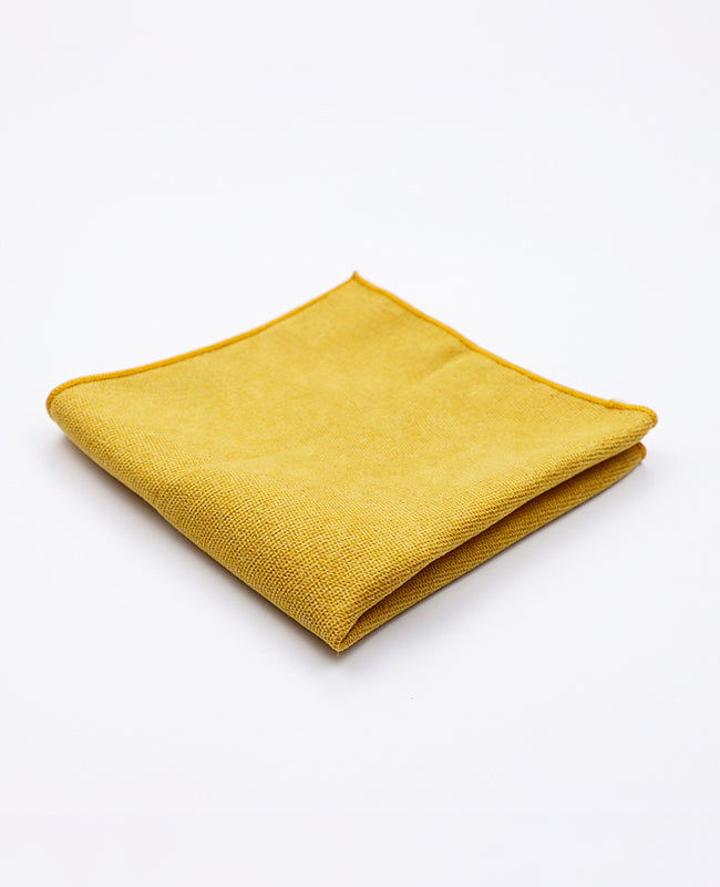 Pañuelo de bolsillo Amarillo n°2 en Efecto Terciopelo | Simon - Unipap's