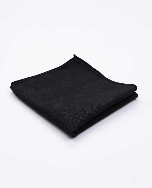 Pañuelo de bolsillo Negro en Efecto Terciopelo | Simon - Unipap's