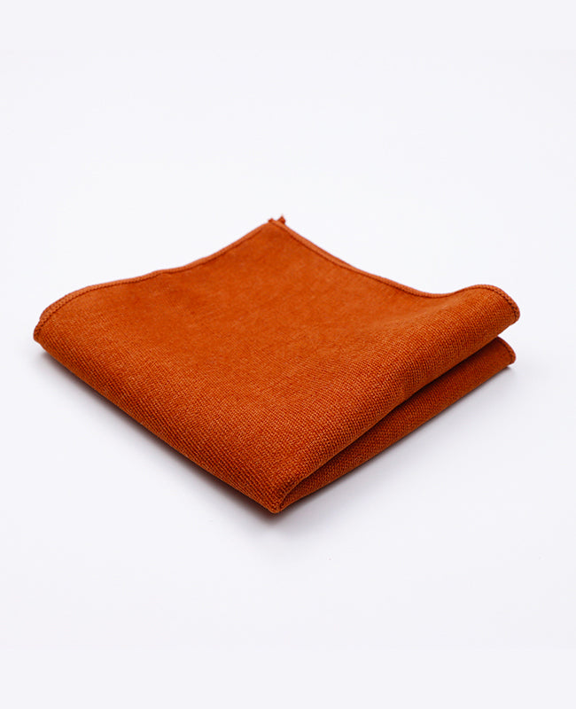 Pañuelo de bolsillo Naranja n°1 en Efecto Terciopelo | Simon - Unipap's