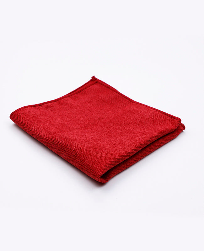 Pañuelo de bolsillo Rojo n°2 en Efecto Terciopelo | Simon - Unipap's