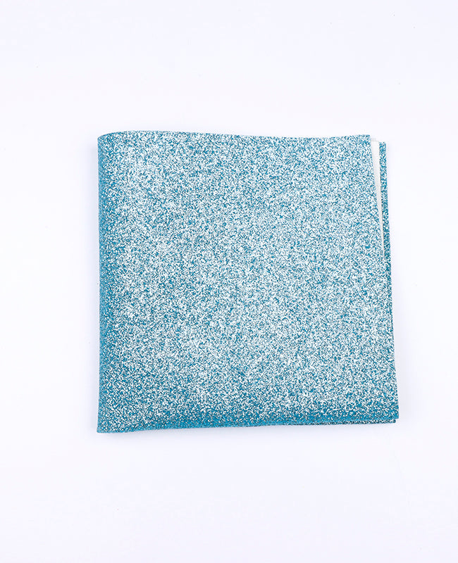 Pañuelo de bolsillo Con Lentejuelas Azul n°3 en Poliéster «Olive»