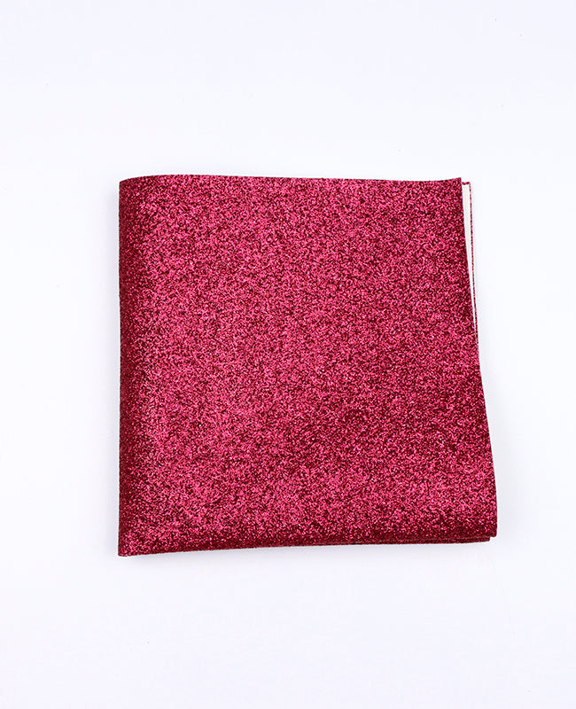 Pañuelo de bolsillo Con Lentejuelas Rojo n°1 en Poliéster «Olive»