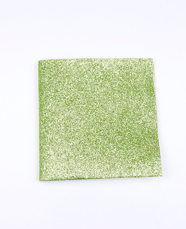 Pañuelo de bolsillo Con Lentejuelas Verde n°3 en Poliéster «Olive»