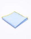 Pañuelo de bolsillo Azul n°8 en Algodón «Edgard»