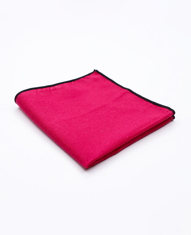 Pañuelo de bolsillo Rojo en Algodón «Edgard»