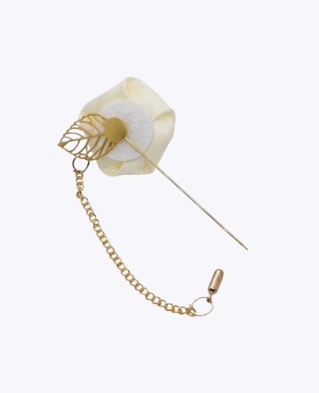 Ojal floral Beige Hombre «Alfred»