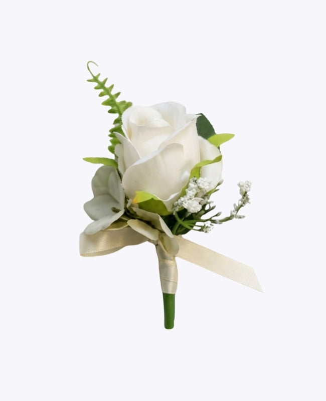 Ojal floral Beige Hombre «Gabriel»