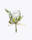 Ojal floral Flor Blanco Hombre «Gabriel»