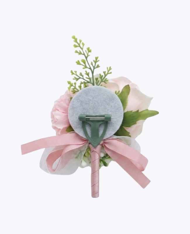 Ojal floral Rosa Hombre «Valentin»