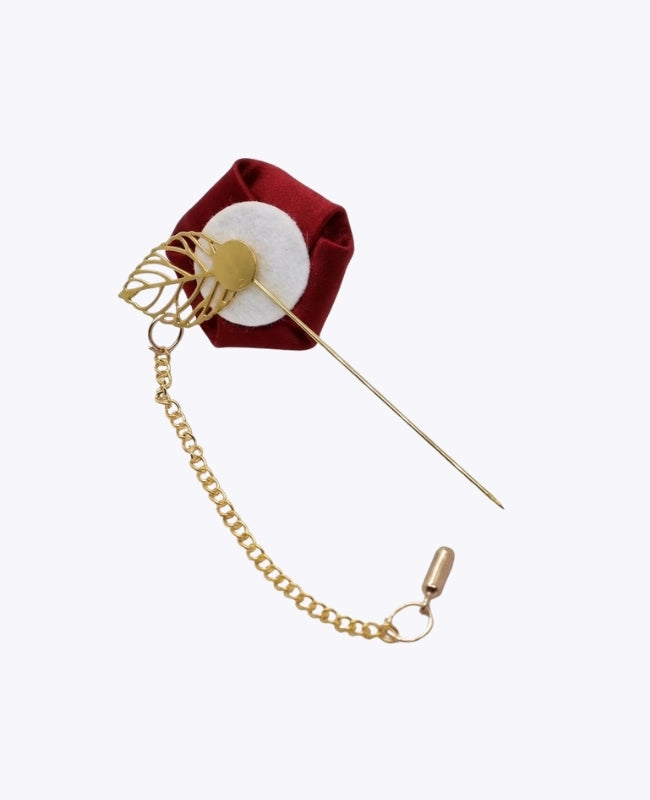 Ojal floral Flor Rojo Hombre «Alfred»