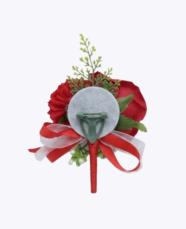 Ojal floral Rojo Hombre «Valentin»