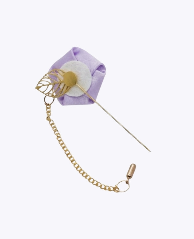 Boutonnière Fleur Violet Homme «Alfred»