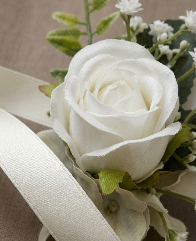 Pulsera Flor Blanco Mujer "Gabriel"