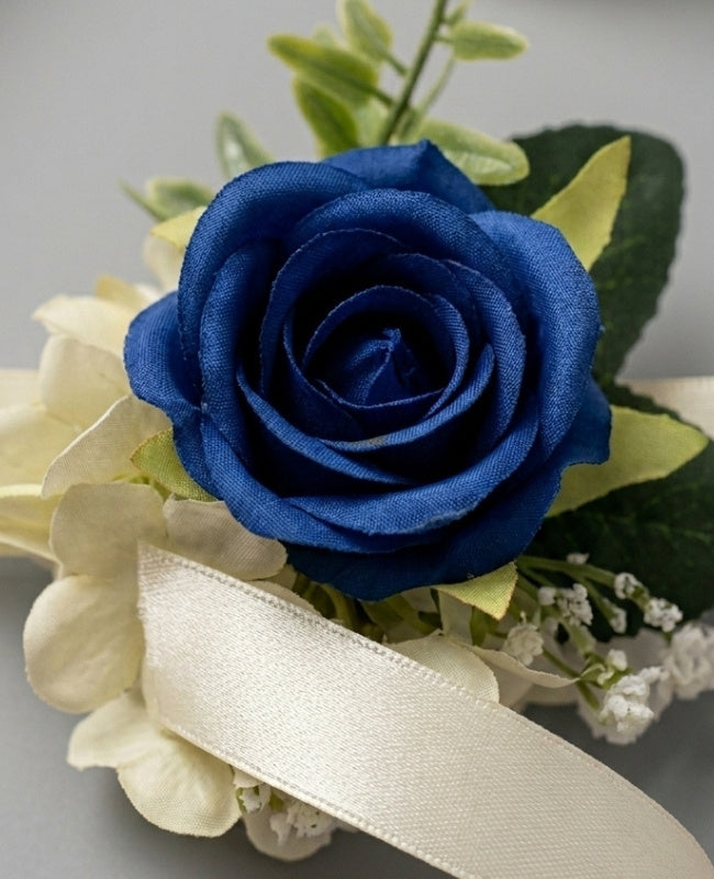 Pulsera Flor Azul Mujer "Gabriel"