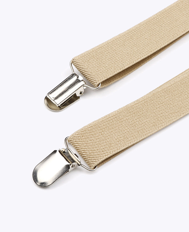 Tirantes Beige de Algodón «Ferdinand»
