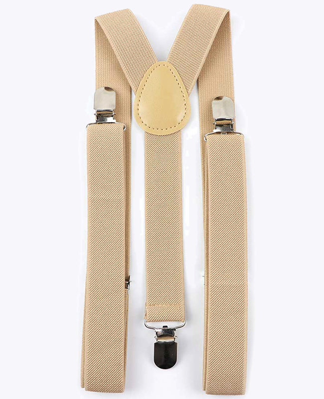 Tirantes Hombre Beige en Algodón «Ferdinand»