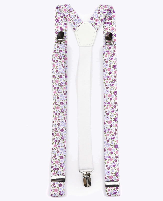 Tirantes Hombre Liberty Violeta en Algodón «Gaspard»