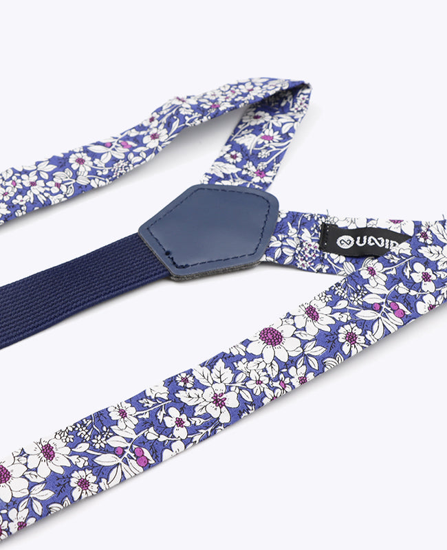 Tirantes Liberty Azul n°1 en Algodón «Clovis»