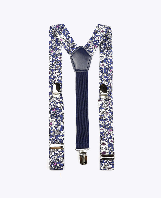 Tirantes Niños Liberty Azul n°1 en Algodón «Clovis»