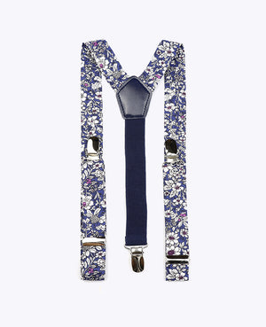 Tirantes Niños Liberty Azul n°1 en Algodón «Clovis»