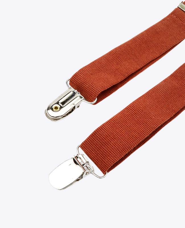 Tirantes Terracota en Algodón «Ferdinand»