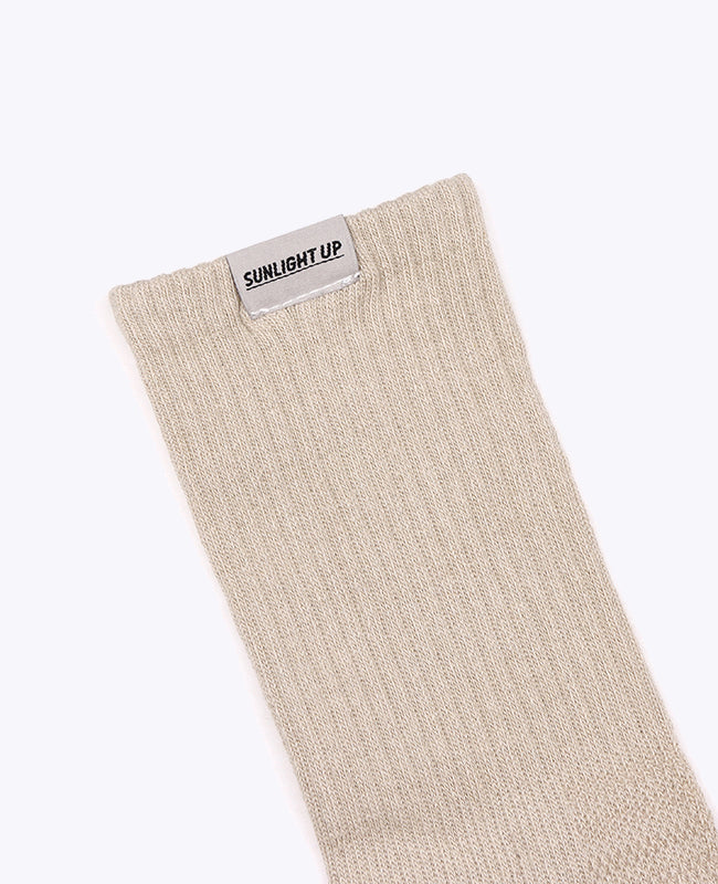 Calcetines Hombre Beige n°1 en Algodón «Maurice»