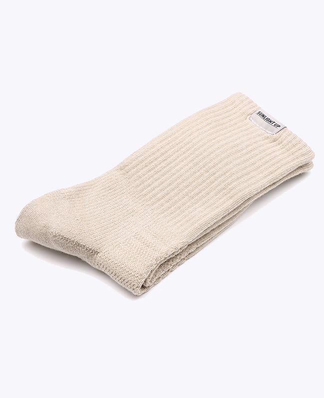 Calcetines Hombre Beige n°1 en Algodón «Maurice»