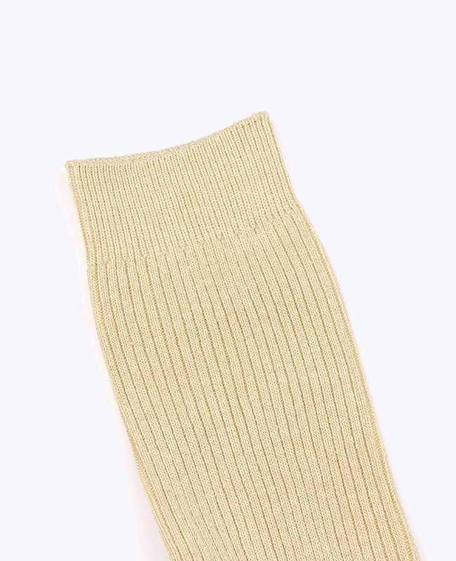 Calcetines Hombre Beige n°2 en Algodón «Maurice»