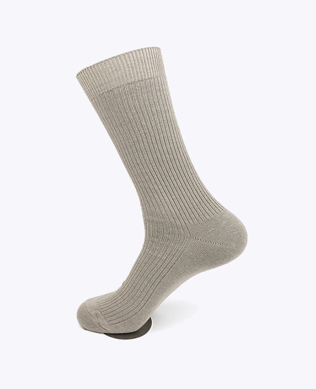 Calcetines Hombre Beige en Algodón «Maurice»