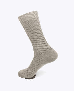 Calcetines Hombre Beige en Algodón «Maurice»