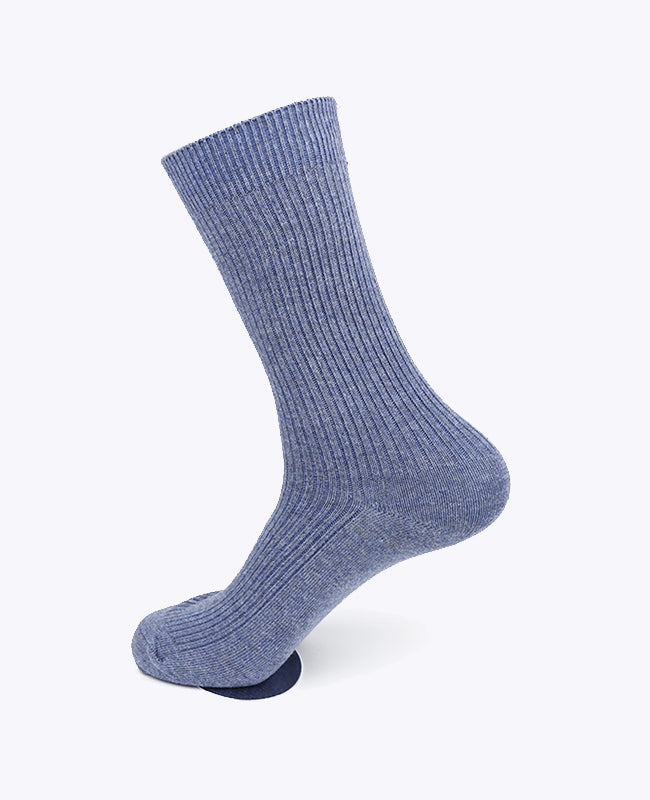 Calcetines Hombre Azul n°3 en Algodón «Maurice»